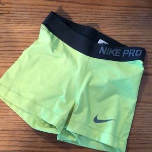 Neon yellow Nike pros